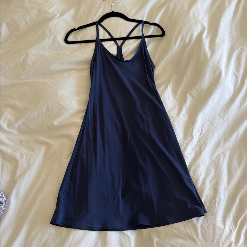 Outdoor Voices Dark Blue Tennis Dress